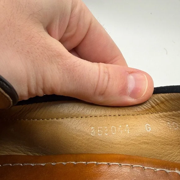 Vintage Gucci Slip On Suede Loafers - Picture 6 of 6